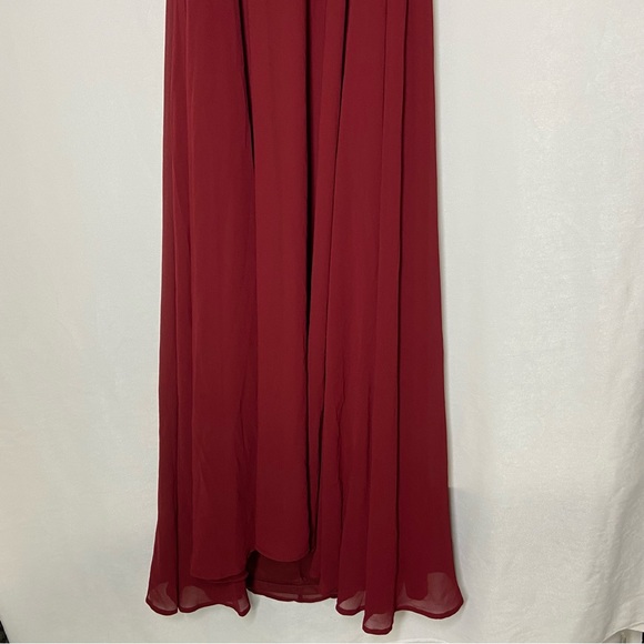 NEW Lulu’s Large Cutout Bohemian Rhapsody High Low Dress Maxi Gown - Picture 3 of 9